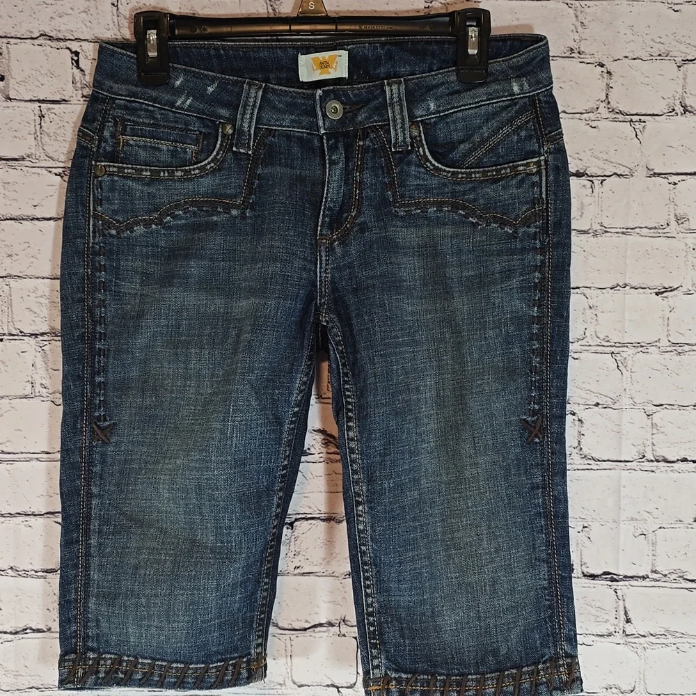 Antik Denim Long Jean Shorts Size 27